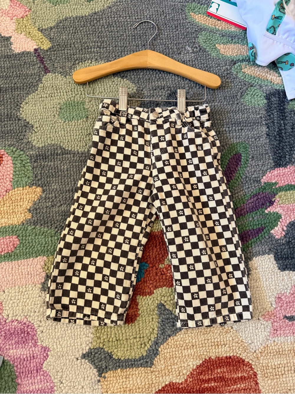 Zara toddler checkered pants 2t